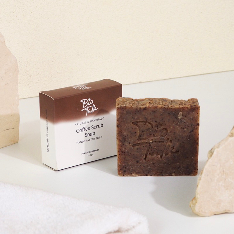 (KERRIA ID) BIOTALK Coffee Scrub Soap 120 gram