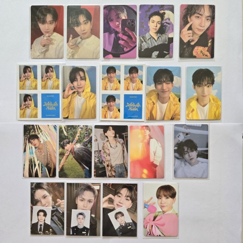 SEVENTEEN - PHOTOCARD PC JEONGHAN JOSHUA HOSHI WOOZI DK DOKYEOM SEUNGKWAN VERNON HEAVEN CARAT VER CA