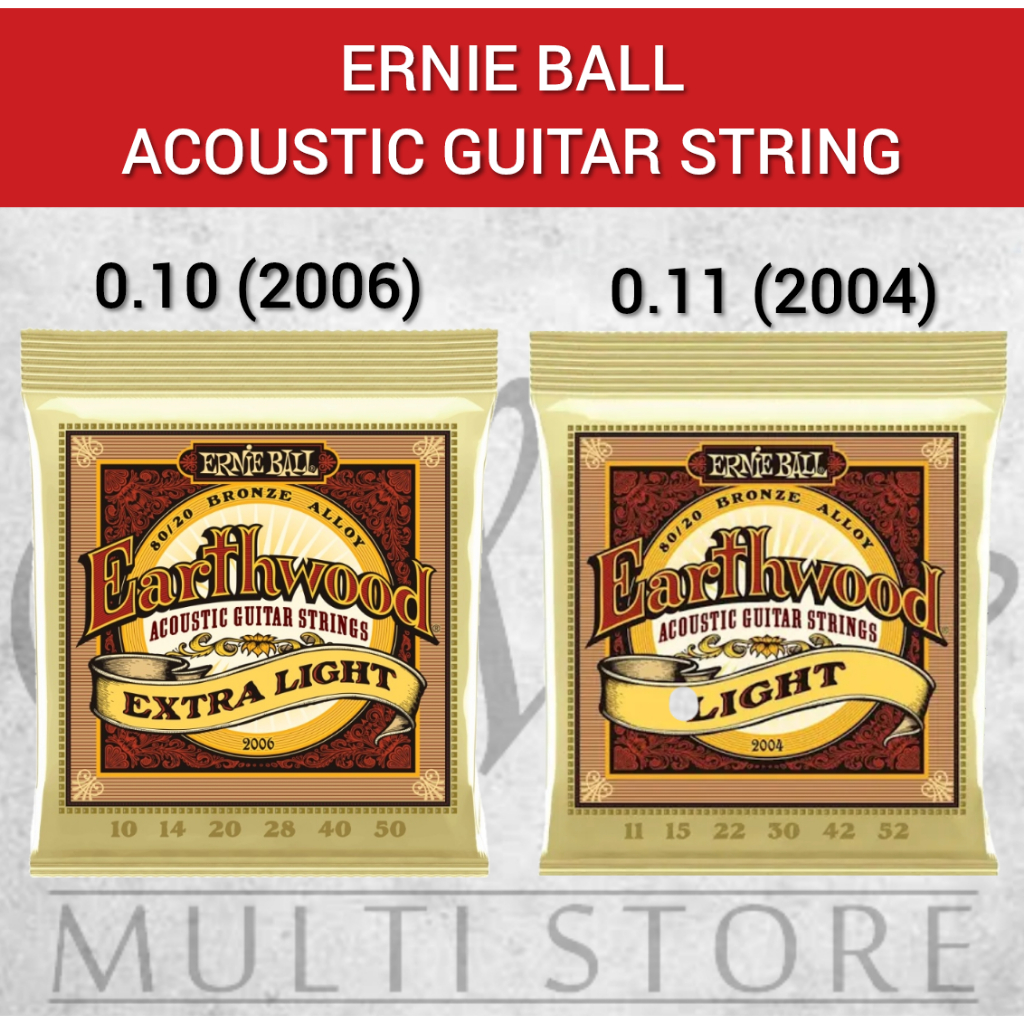 ERNIE BALL 2004 - ERNIE BALL 2006 - Senar Gitar Akustik ERNIE BALL - ORIGINAL