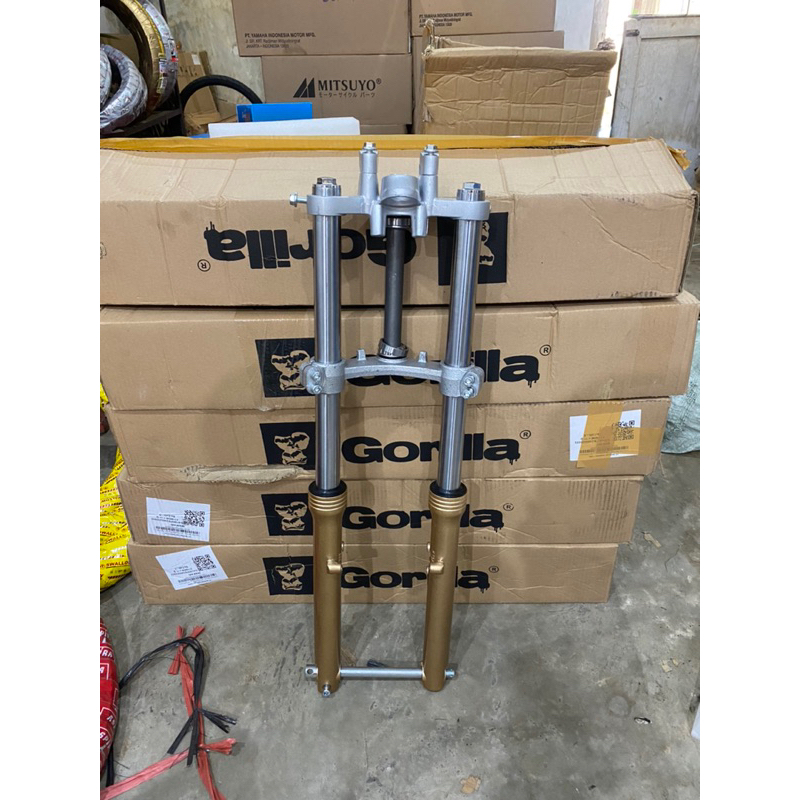 SHOCK DEPAN NINJA RR PNP HONDA CB GL MEGAPRO TIGER GL100 SHOCKBREAKER DEPAN NINJA RR GORILA PNP CB G