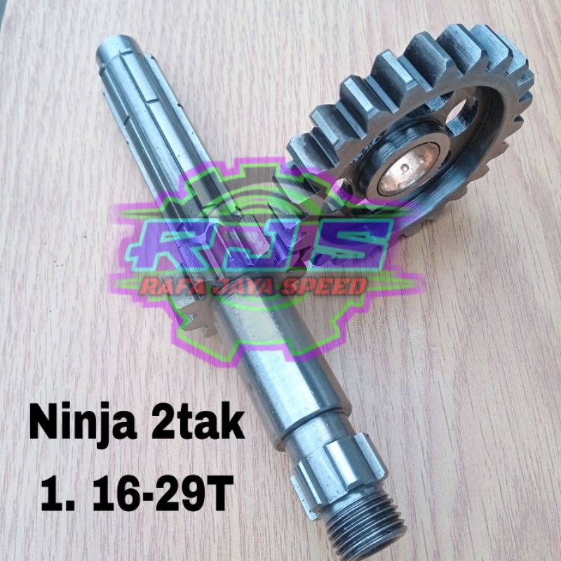 Rasio racing ninja 2tak gigi 1 sepasang