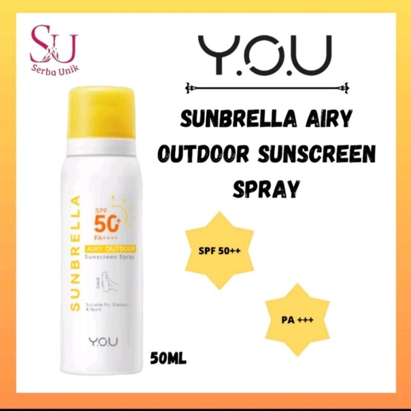 YOu Sunbrella airy outdoor sunscreen spray