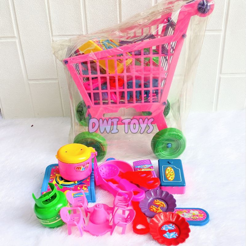 Mainan Anak Troli Masak Masakan Mainan Anak Troly Jumbo Kitchen Set Mainan Anak Perempuan