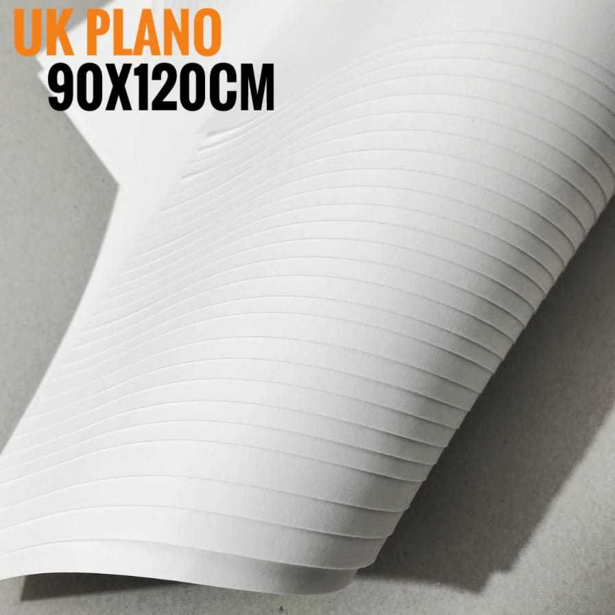 

( 5 Lembar ) White Kraft / Kraft Putih 120 gsm uk Plano 90 cm X 120 cm