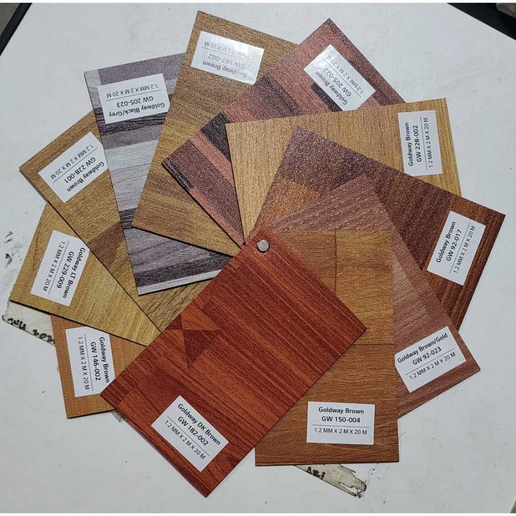 lantai vinyl roll korea tebal 1,2mm / vinyl roll goldway meteran