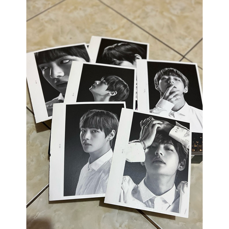 RARE V BTS FACE PHOTO COLLECTION PHOTOBOOK POSTCARD PHOTOCARD WINGS TOUR
