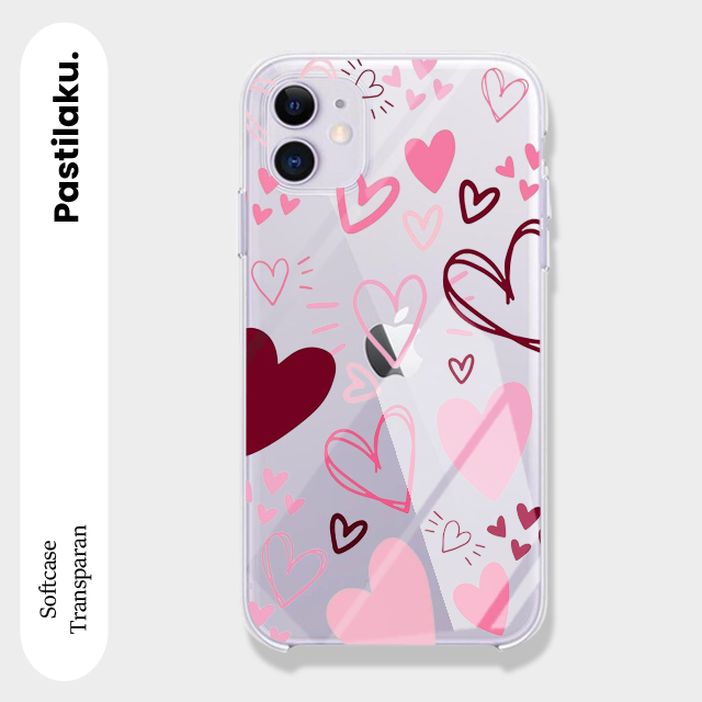 [CT2] Softcase Transparan Motif Iphone 11 - Clear Case Ip 11 - Case Bening Ip 11 - Ready For All Typ