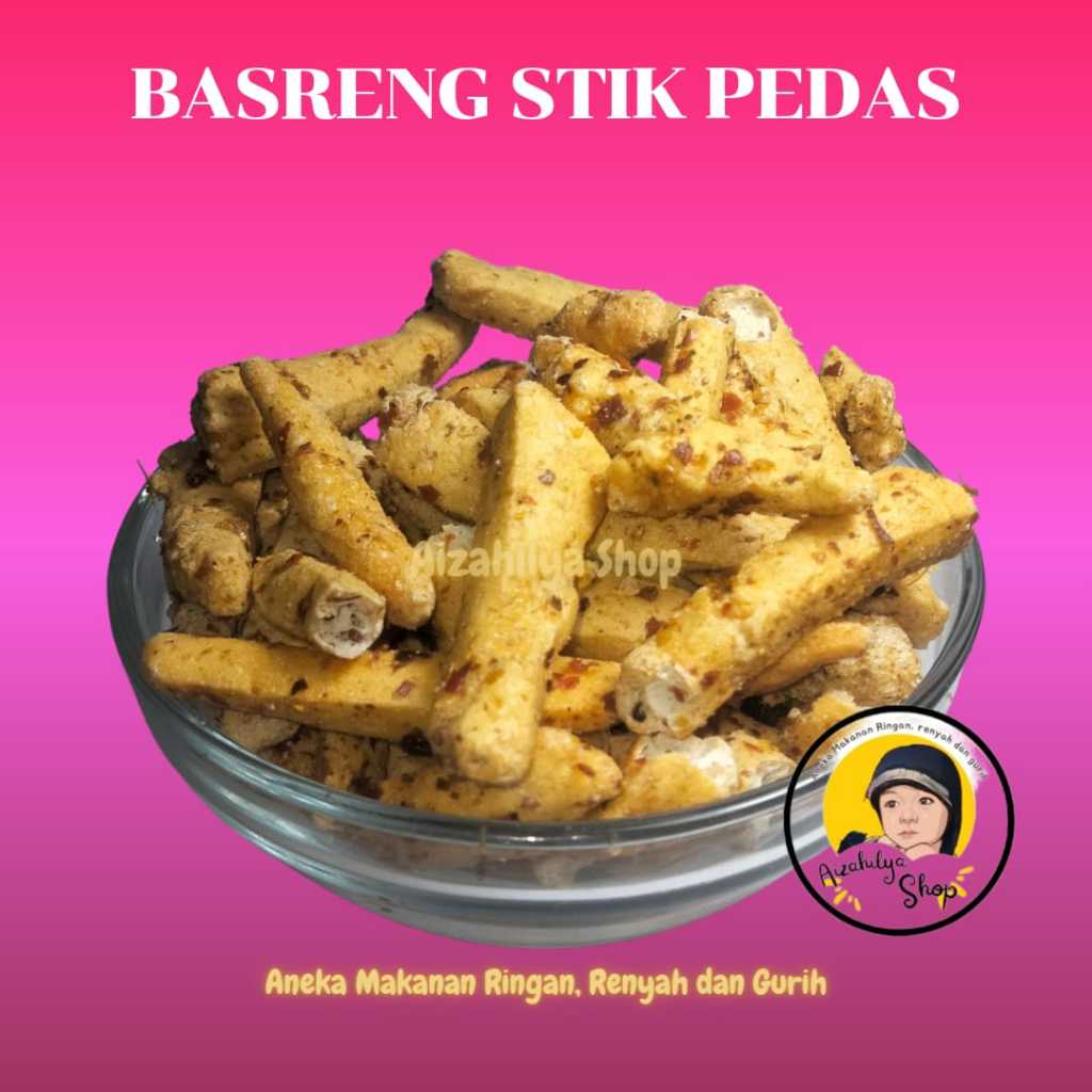 

Basreng Stik Pedas Gurih 250 gram