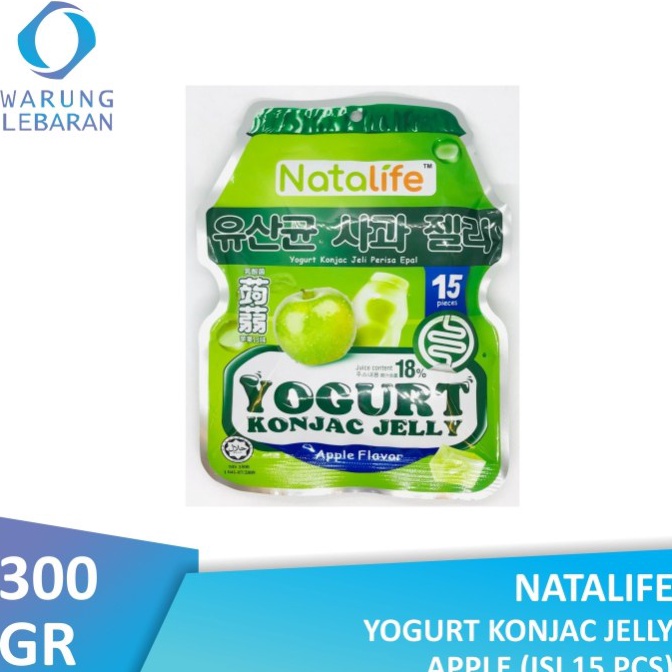 

KODE PRODUK EJ7TC7176 Natalife Yogurt Konjac Jelly Apple Isi 15 Pcs 3gr