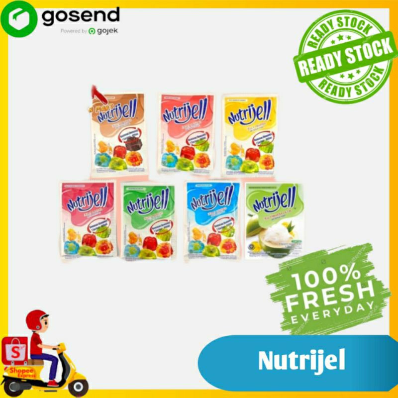 

Nutrijell jelly - sayur segar - Tukang Sayur Palembang