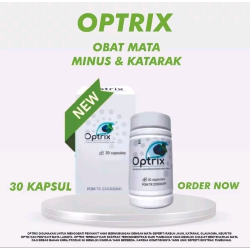 Optrix Asli Obat Mata Minus Rabun Katarak Original Optrix Mengobati Gejala Mata