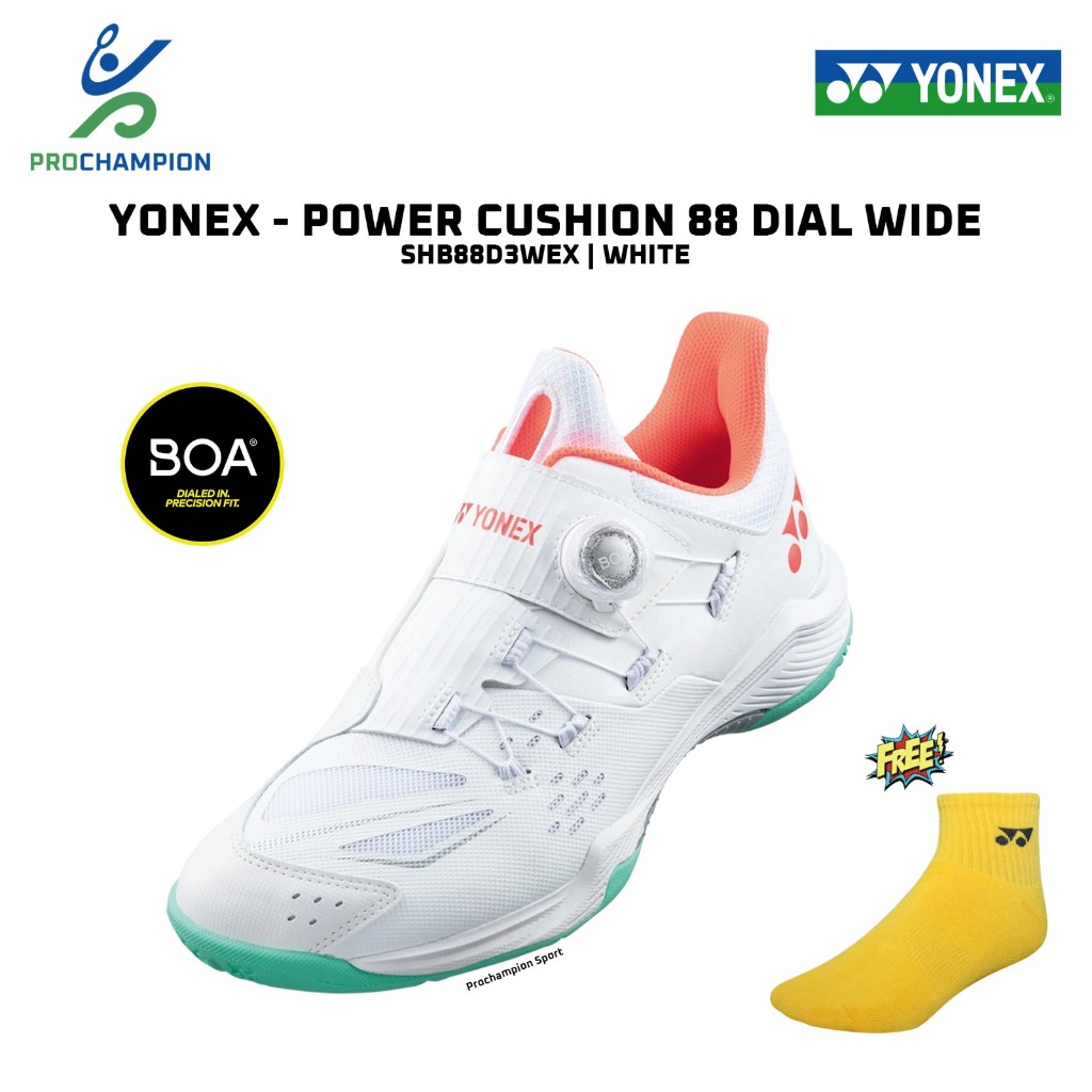 Terbaru 2024  Sepatu Badminton Yonex Power Cushion SHB 88 Dial D3 EX SHB88D3EX