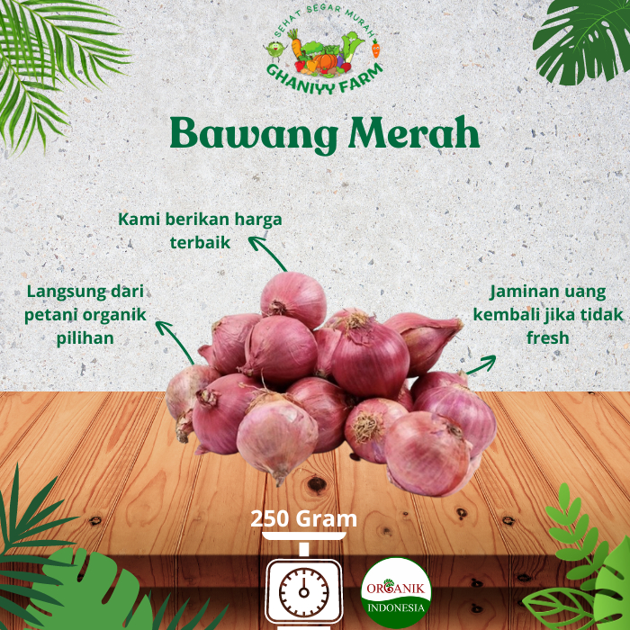 

Bawang Merah Organik 250 Gram
