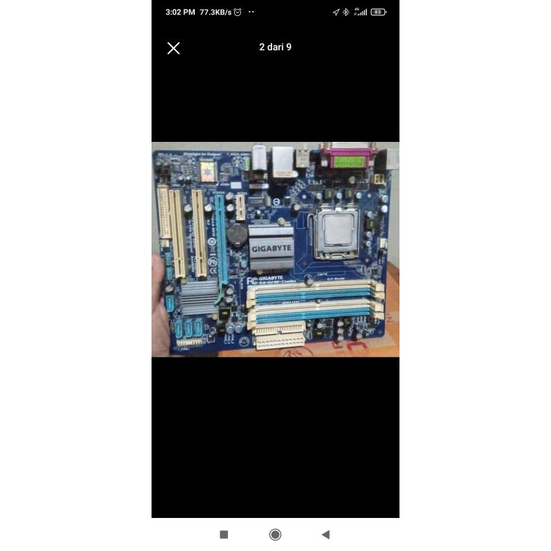 Jual motherboard bekas gigabyte g41m-combo