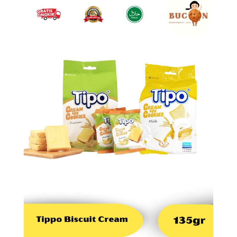 

Tipo Biscuit Cream Egg 135gr