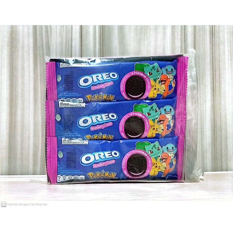 

Oreo Strawberry Creme Pokemon isi 12x27.6g