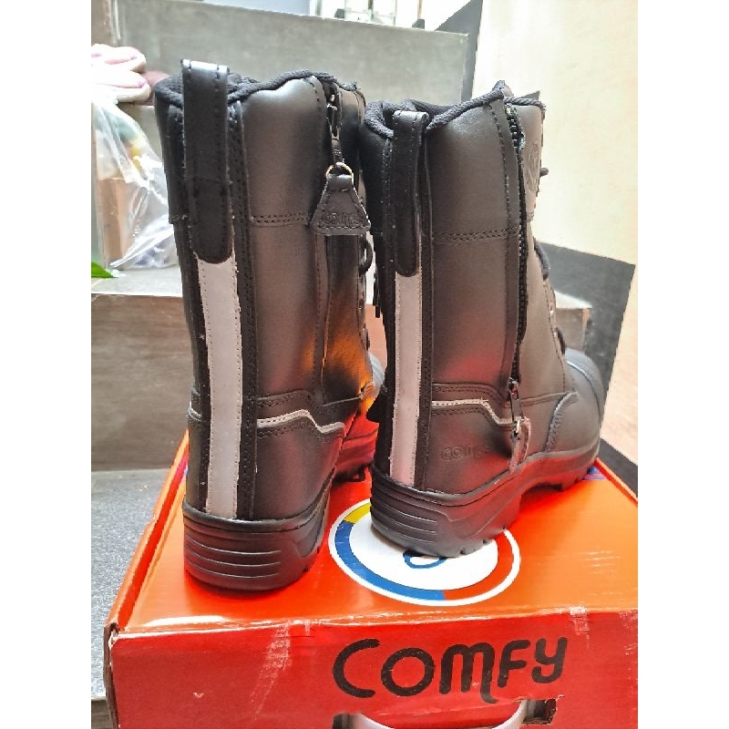 Sepatu Pemadam Kebakaran NO. 41 / Safety Boots / Fireman / Comfy / Damkar