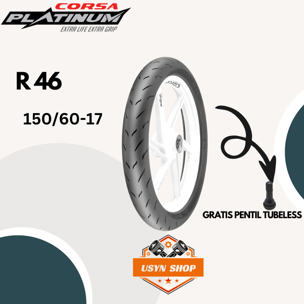 BAN TUBELESS CORSA R46 150/60 Ring 17 // BAN SOFT COMPOUND RING 17