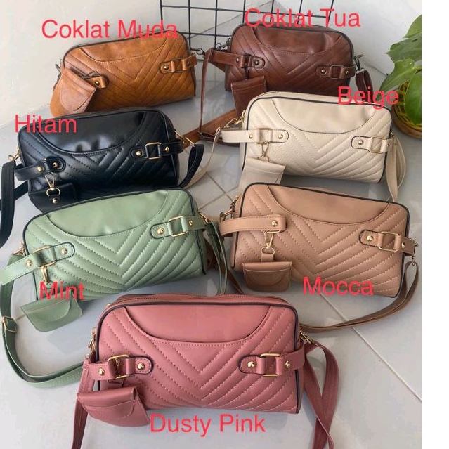 Classy Pouch Bag William Embos Handbag Tali Slempang