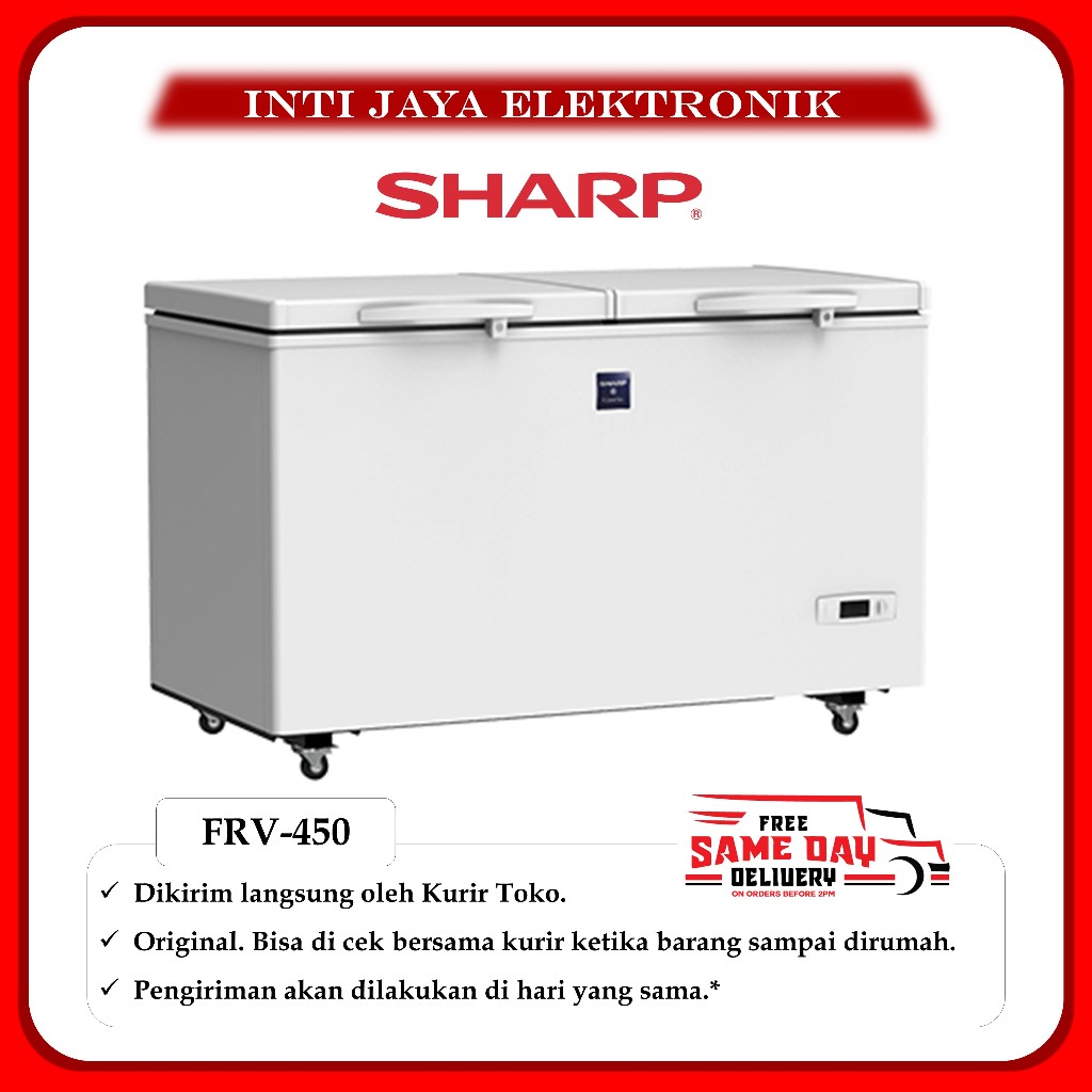 FREEZER BOX SHARP FRV-450 CHEST FREEZER FRV450 FRV 450
