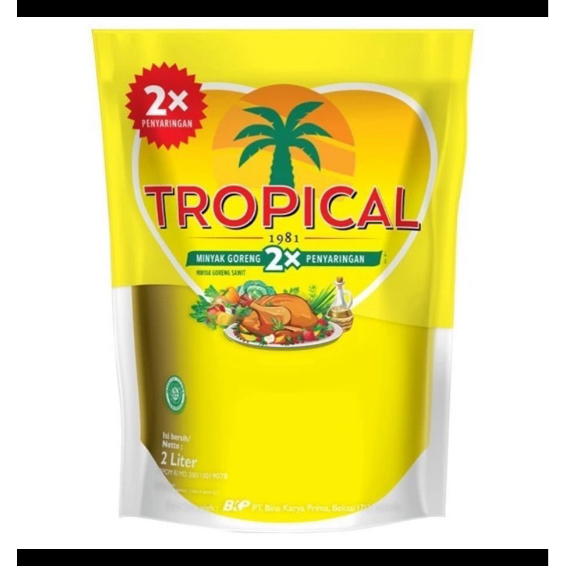 

TROPICAL Minyak Goreng Pouch 2 liter