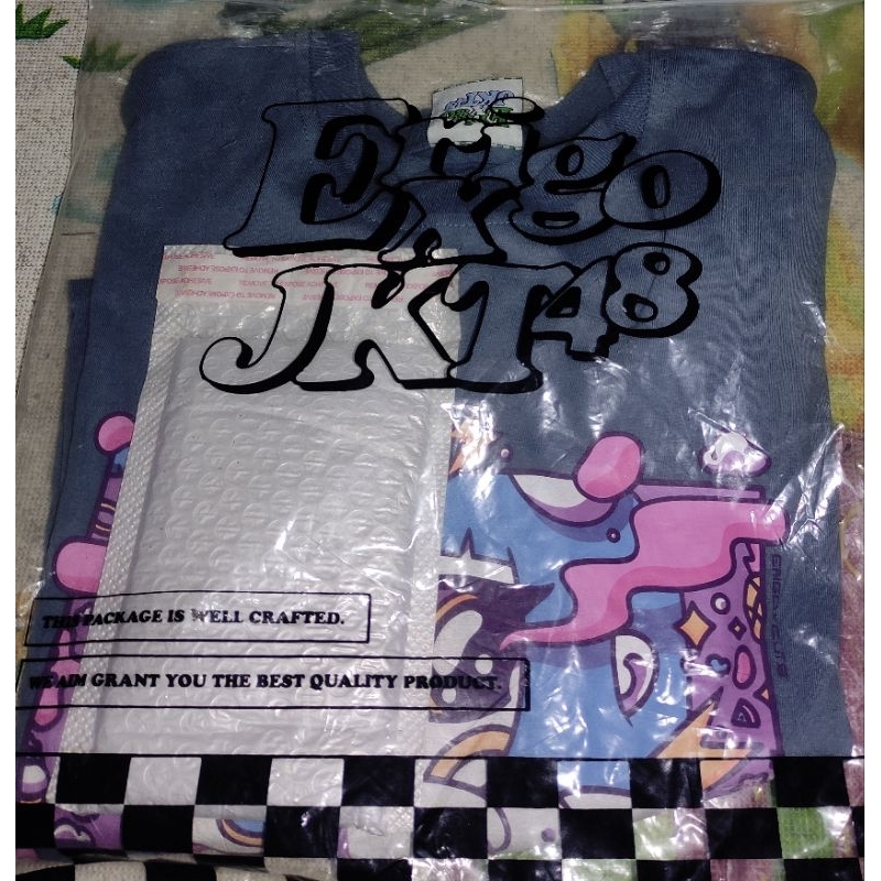 T-Shirt ERIGO X JKT48 Freya Blue Denim+PP UK M