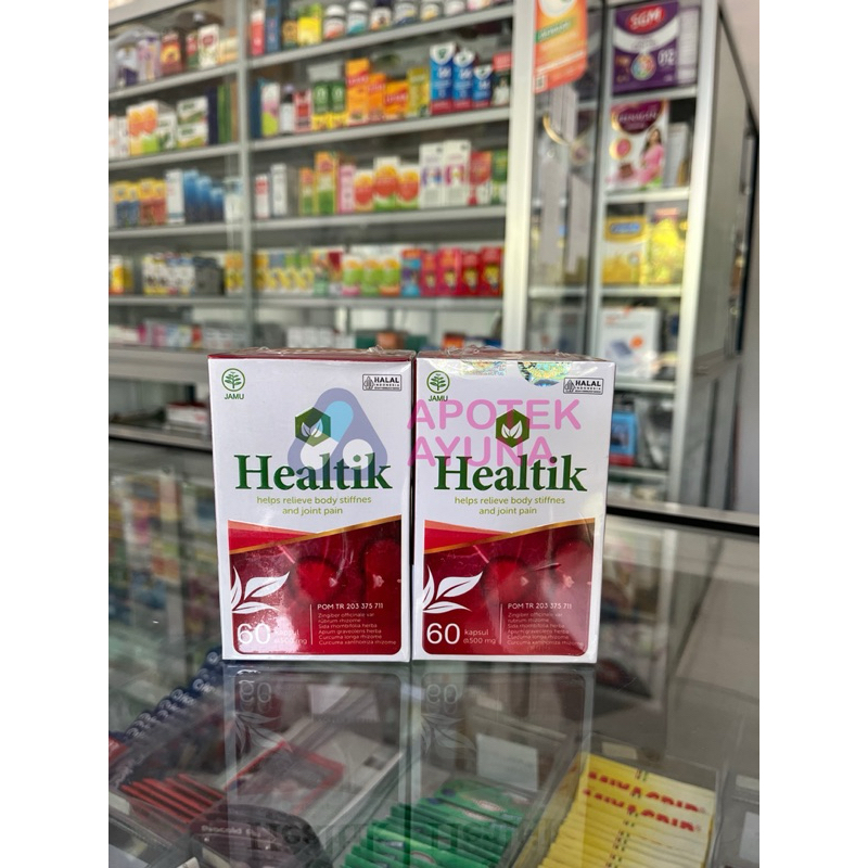 Healtik Kapsul 60 Kapsul | Healtik Obat Herbal Asam Urat | Healtik Obat Herbal Rematik