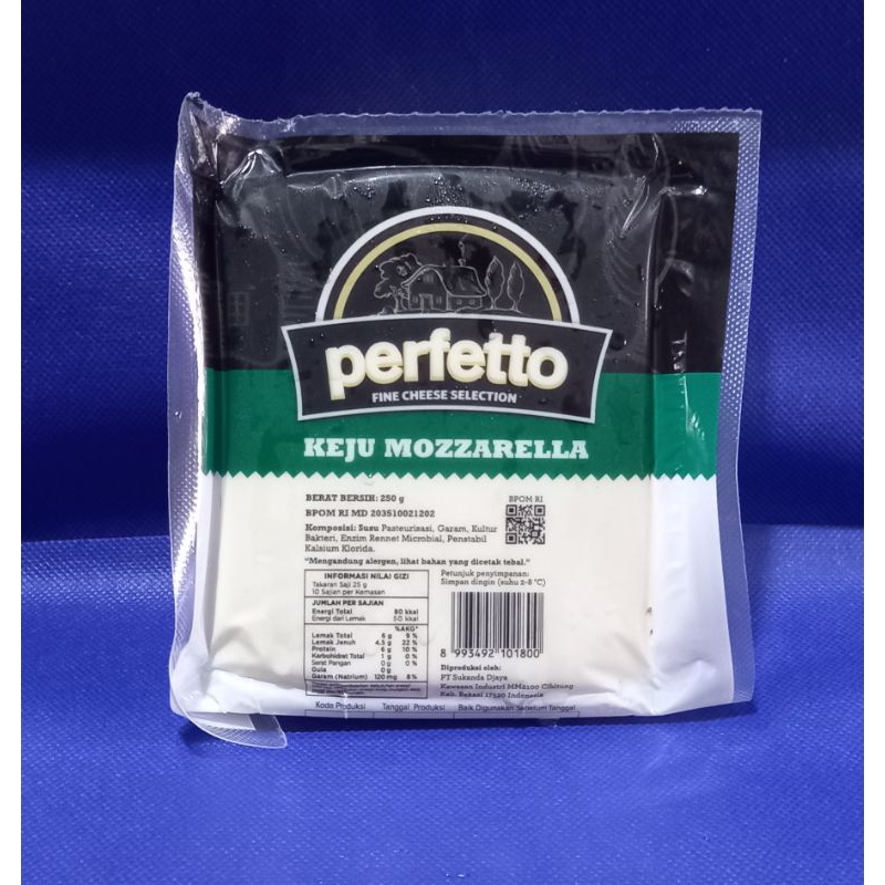 

keju mozarela perfetto 250 gr