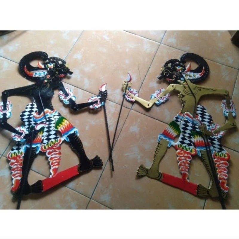 Wayang Karton kertas duplex tebal Full Color, Aneka Tokoh Pandawa Kurawa dsb