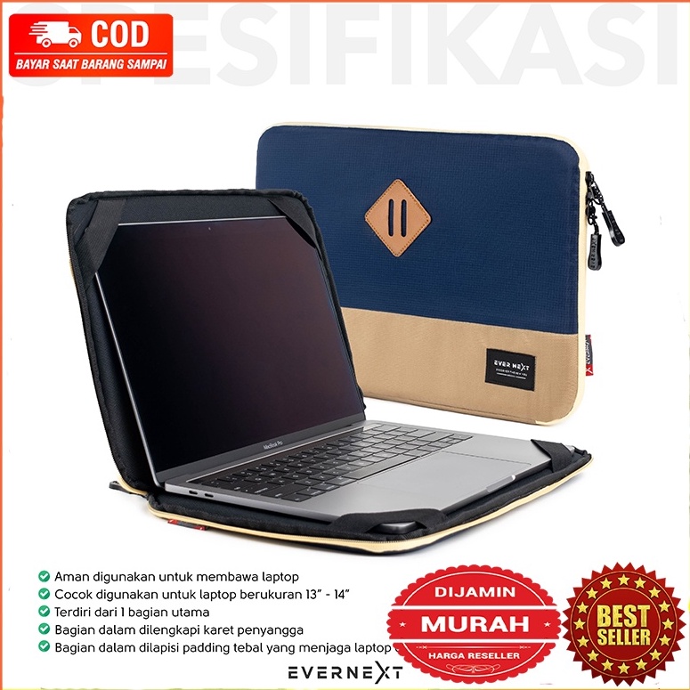 Terbagus TAS LAPTOP WATERPROOF AZIEL TAS JINJING LAPTOP TAS LAPTOP MACBOOK AIR  PRO ACER DELL ASUS R