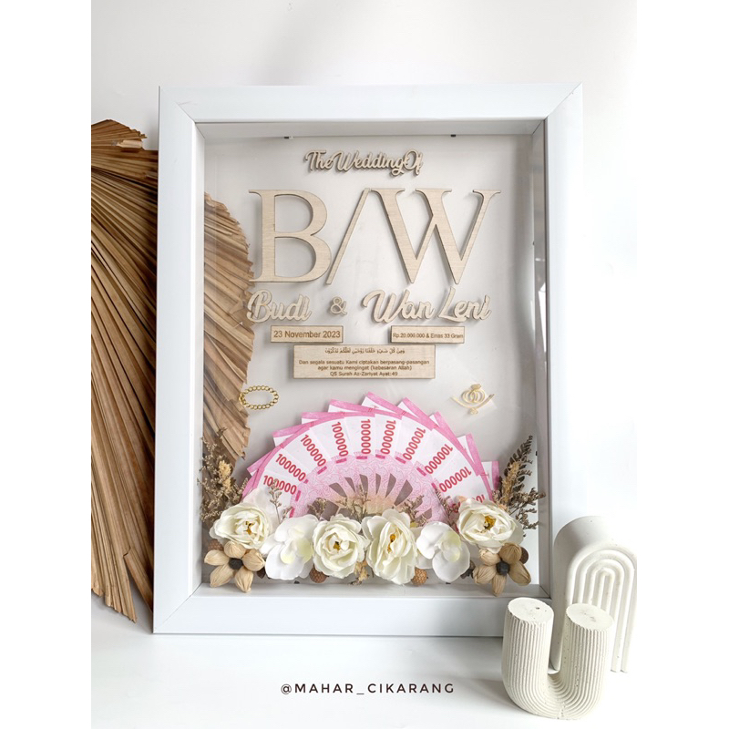 Mahar Pernikahan Mahar Akrilik Mahar uang