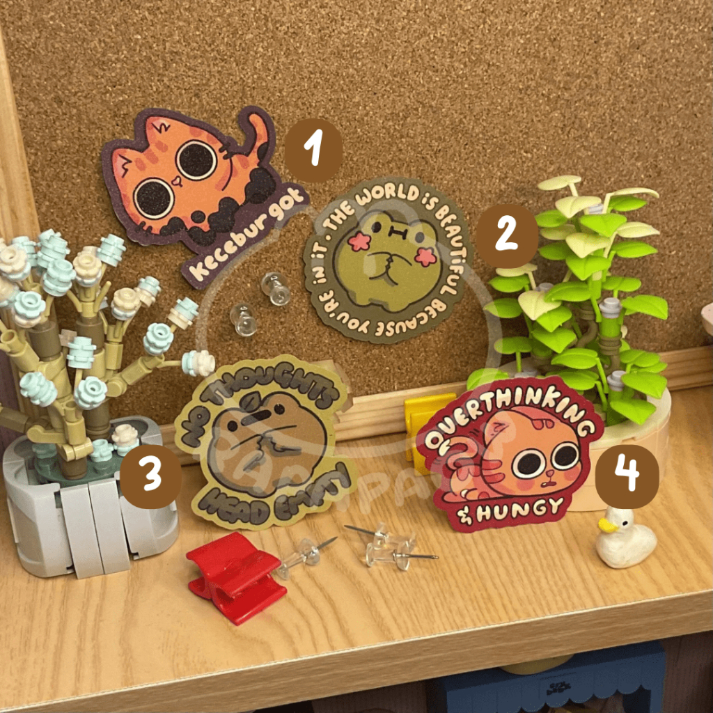 

RAPAPAOW | Assorted Stickers 3 - Die Cut Glittered Stickers