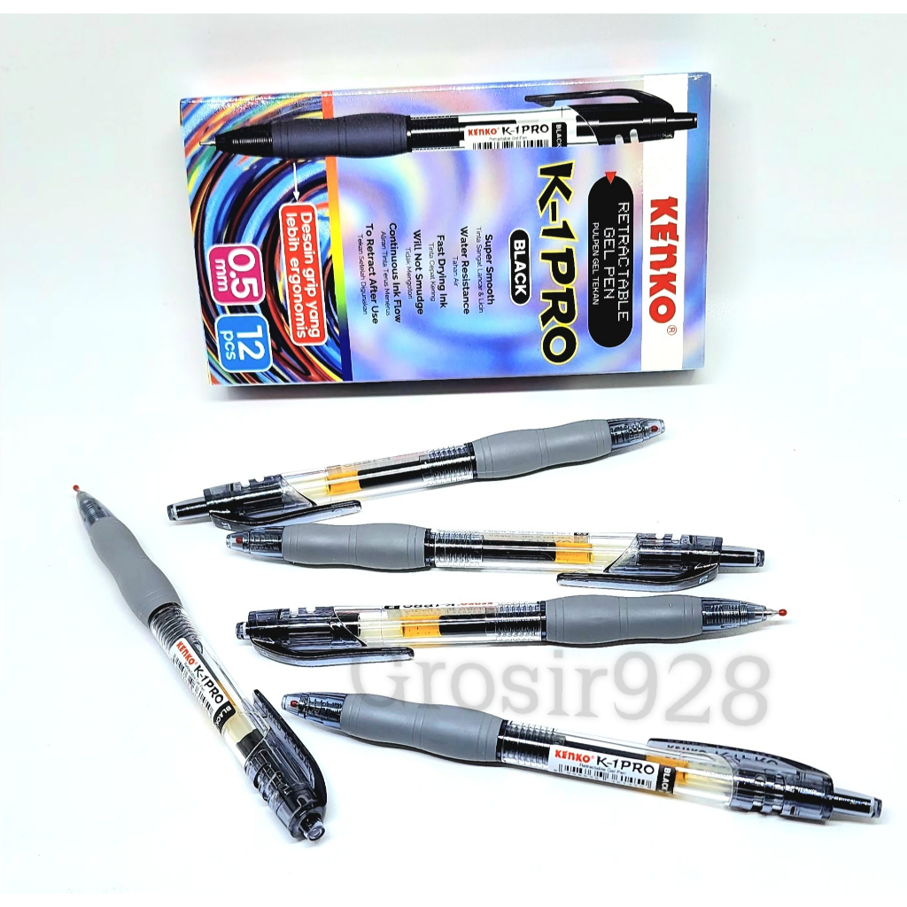 (Per 12) PulPen / Ballpoint / Gel Pen Kenko K-1 ST / NC / GOLD / PRO