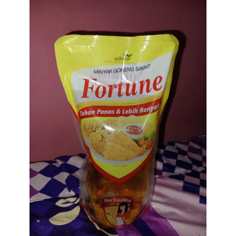 

Minyak Goreng Sawit Fortune Kemasan 1L Berkualitas / Minyak Serbaguna