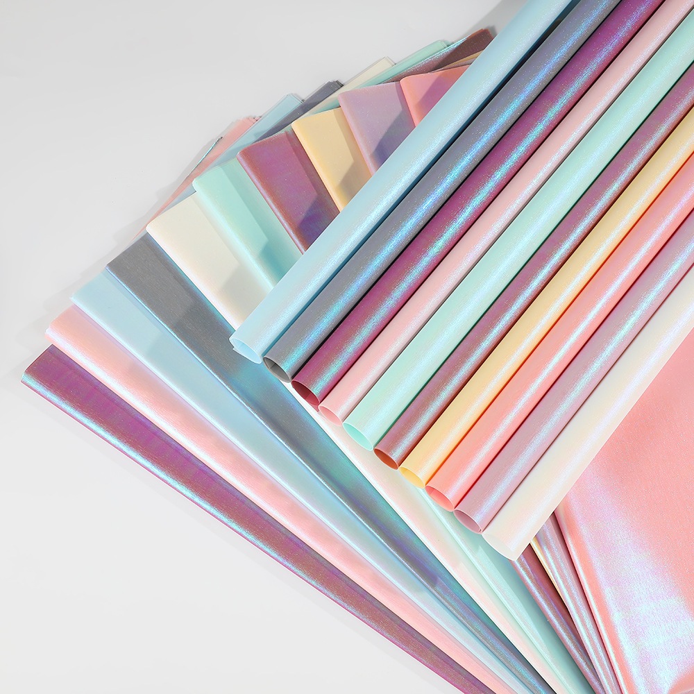 

(5 LEMBAR) Cellophane symphony silk / Kertas wrapping flower shining