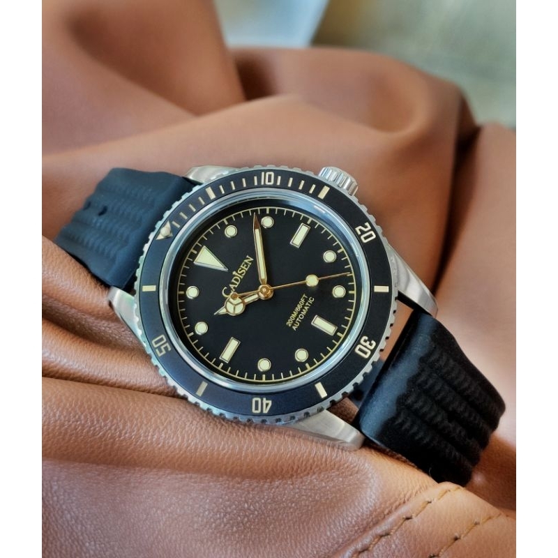 Cadisen Neo Vintage Submariner Bond Homage 200m Automatic Calibre Seiko NH35,