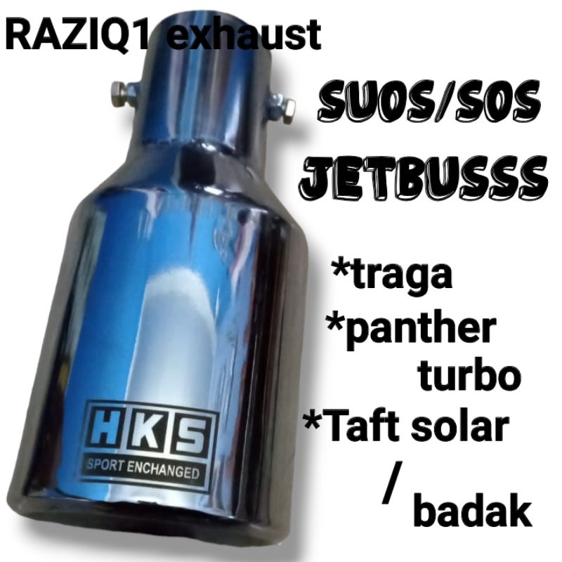 KNALPOT SUOS/SOS JETBUSSS TRAGA PANTHER TURBO TAFT SOLAR/BADAK DLL