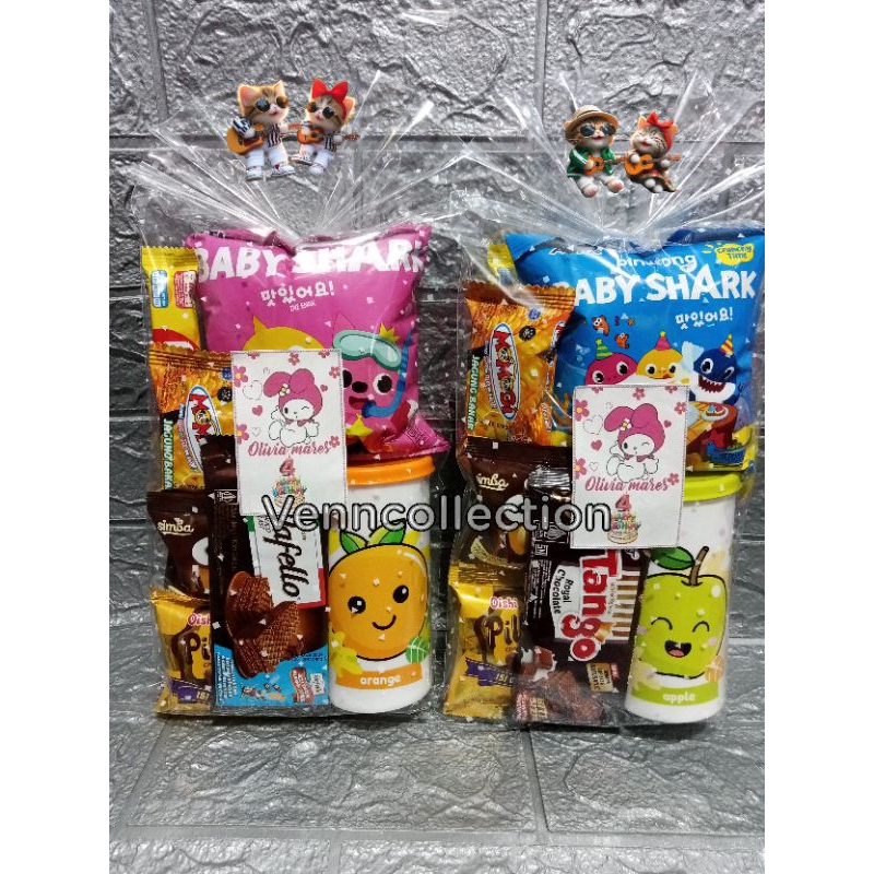

Paket snack ulang tahun snack dan tumbler buah