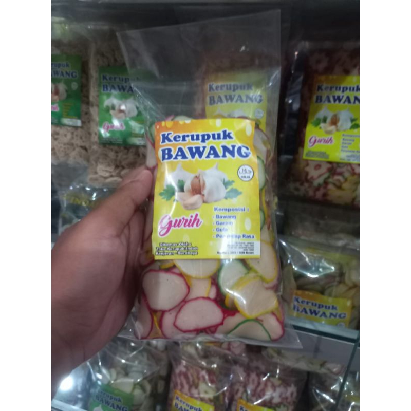 

Kerupuk Bawang Mentah Original Khas Kenjeran Surabaya