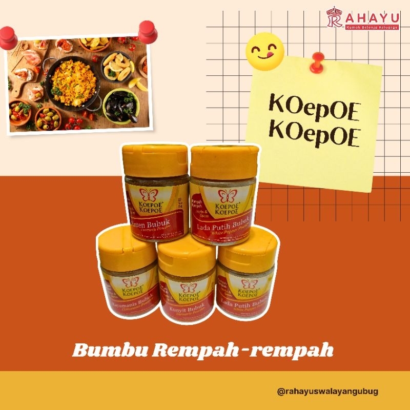 

BUMBU REMPAH KOEPOE KOEPOE 25 GR