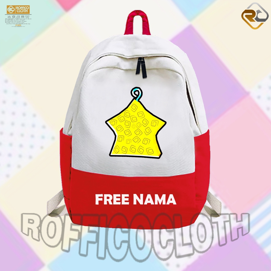 TAS RANSEL ANAK TAS SEKOLAH ANAK KARAKTER ROBLOX blox fruit light awakening FREE CETAK NAMA