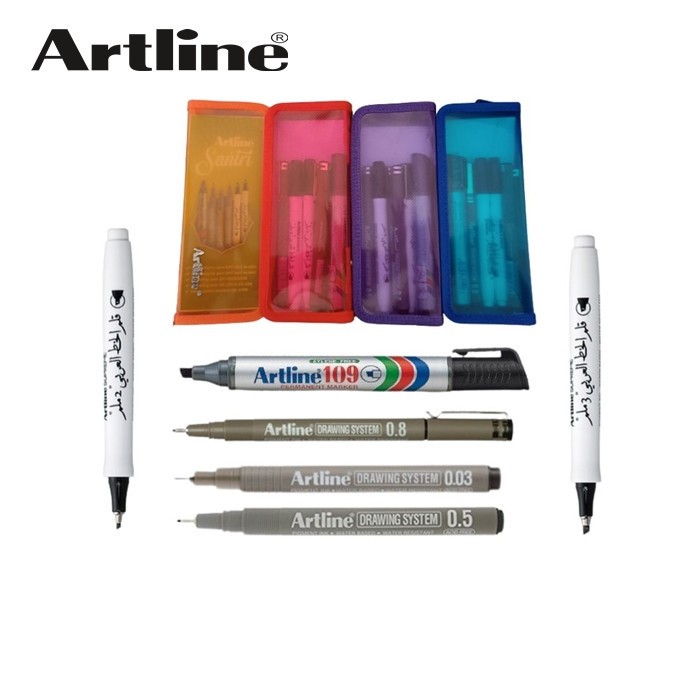 

Artline Paket Santri Callighraphy Pen Set II Pulpen Kaligrafi & Drawing Pen