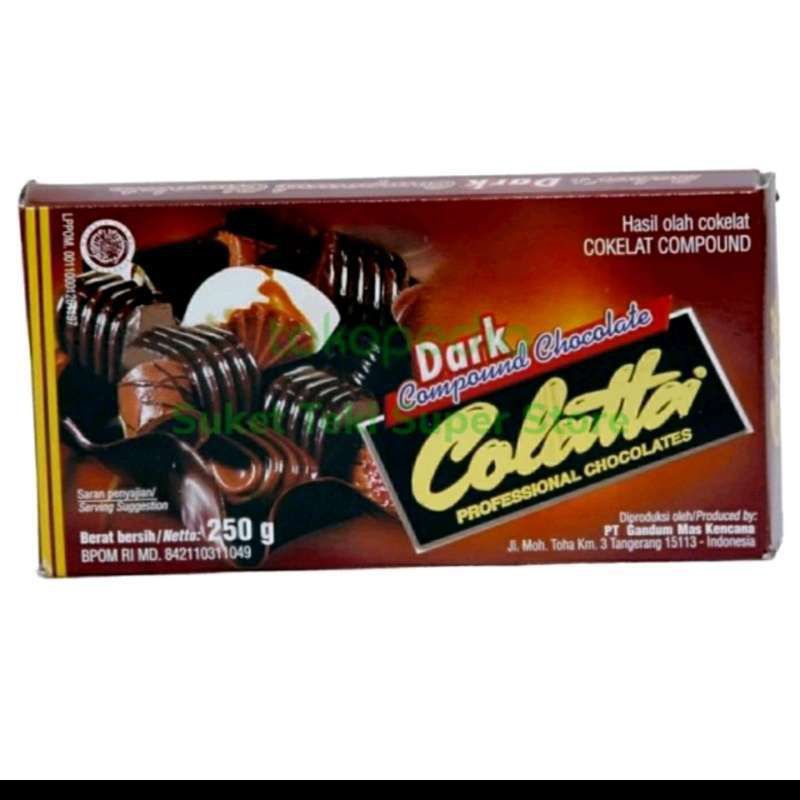 

Colatta dark 250gram
