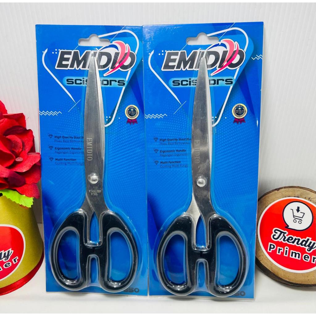 

Gunting besar hitam isi 6pcs 185 emigo emidio cs