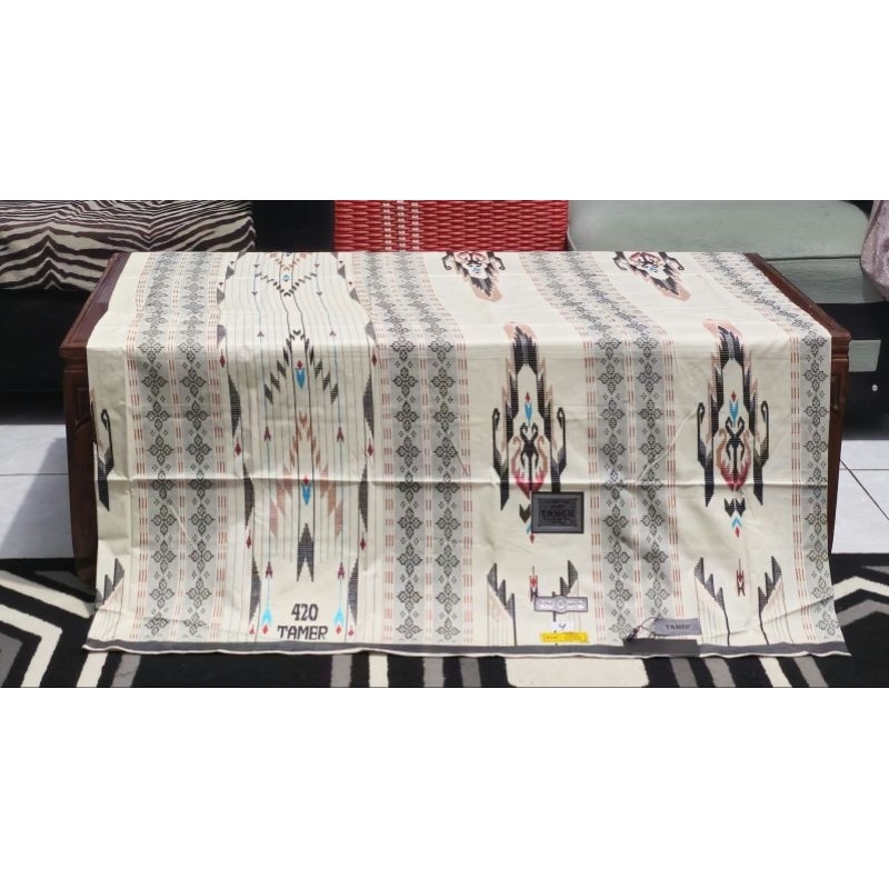 SARUNG TENUN SUTRA TAMER  420 SGE ISTIMEWA FULL SUTRA DOBLE