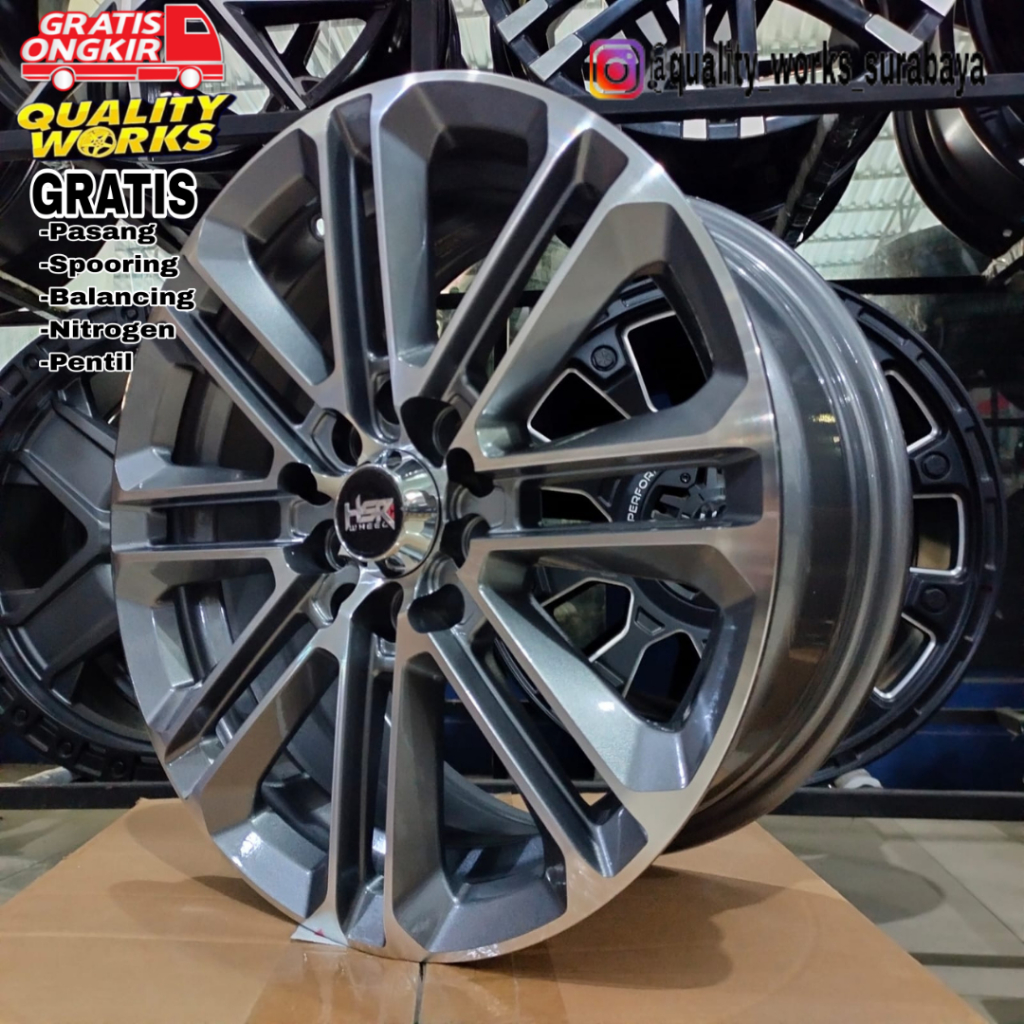 Velg Ring 15 Buat Mobil Suzuki Ertiga, Velg Hsr Wheel Alkani