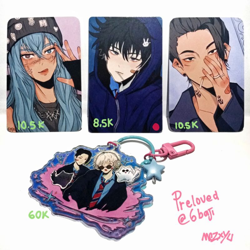 PRELOVED photocard anime jjk by 6baji