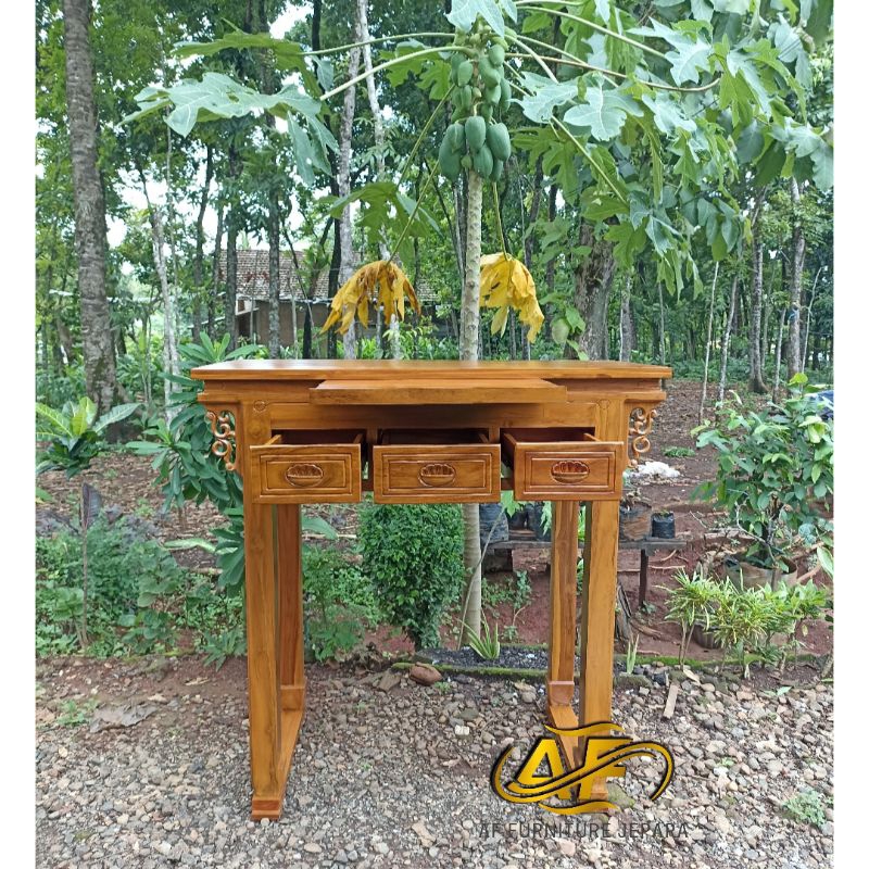 meja altar sembahyang kayu jati, meja altar budha