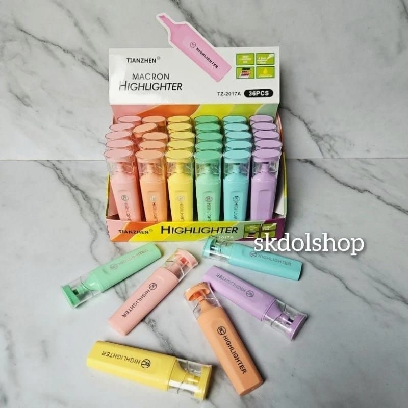 

Highlighter pastel stabilo warna pastel per 1 pcs