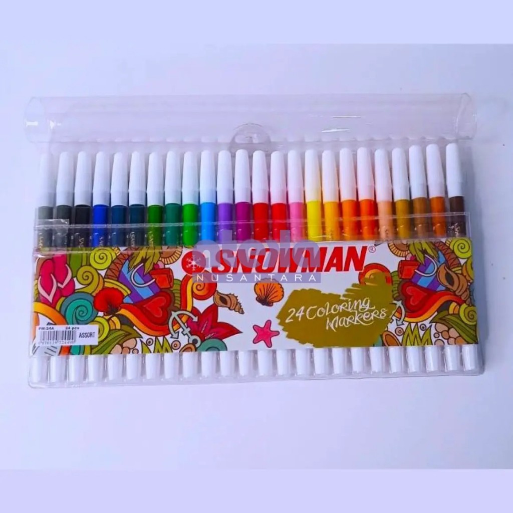 

Spidol 24 Warna Snowman Set PW-24A